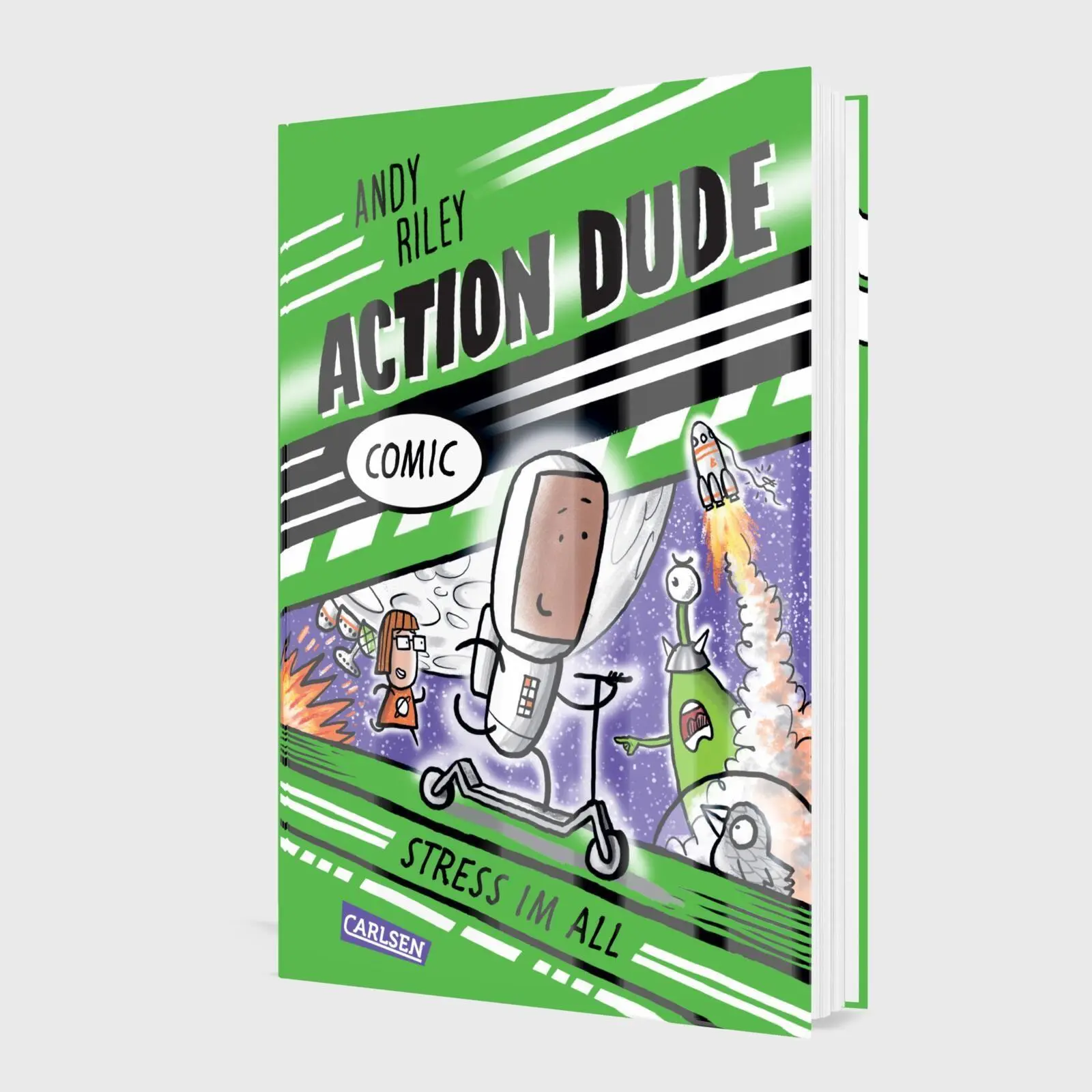 Bild: 9783551559777 | Action Dude 2: Stress im All | Andy Riley | Buch | 144 S. | Deutsch