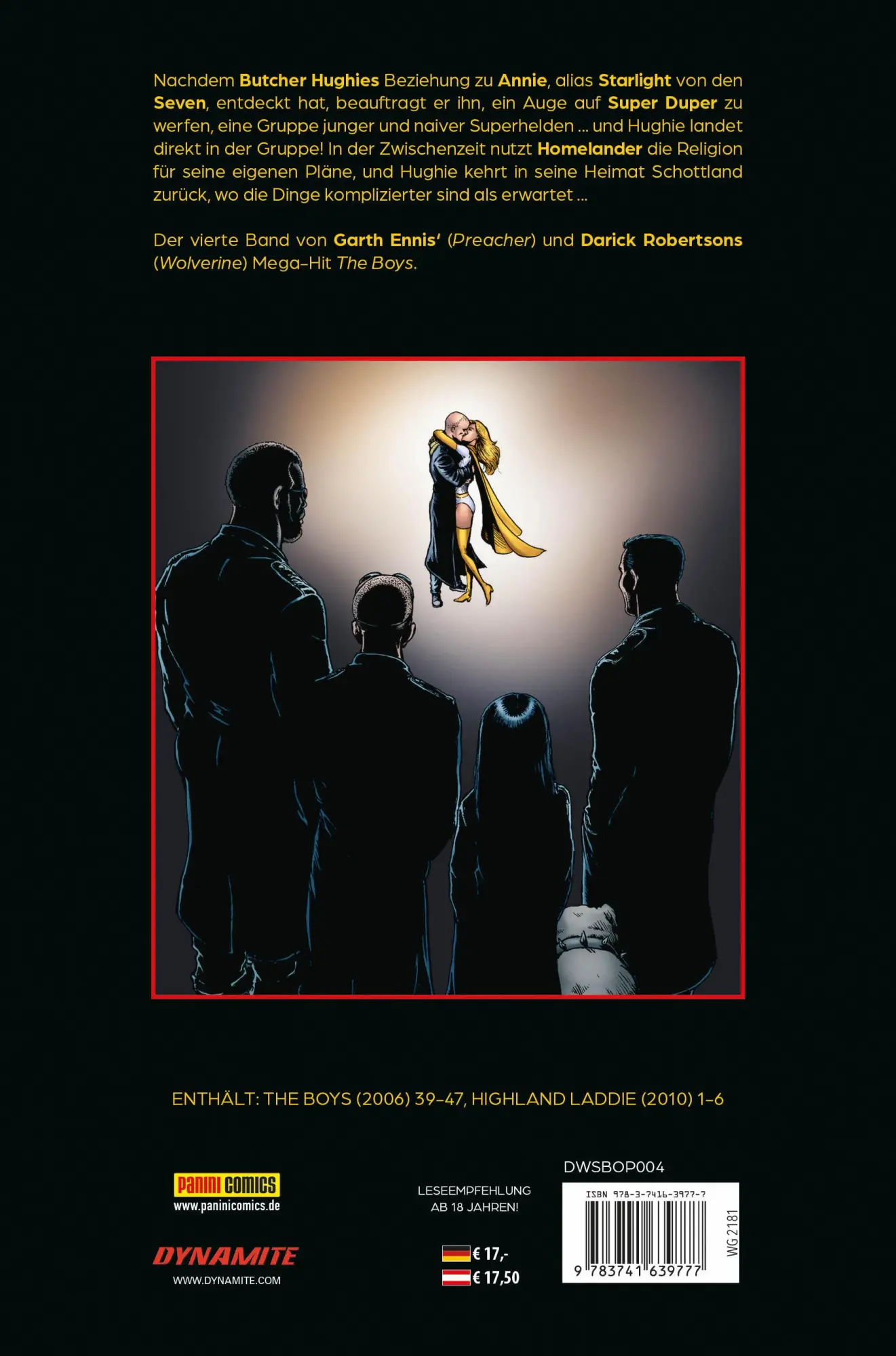 Rückseite: 9783741639777 | The Boys (Pocket Edition) | Bd. 4: Nimm's nicht so schwer | Buch