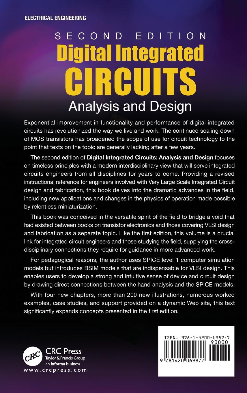 Rückseite: 9781420069877 | Digital Integrated Circuits | Analysis and Design, Second Edition