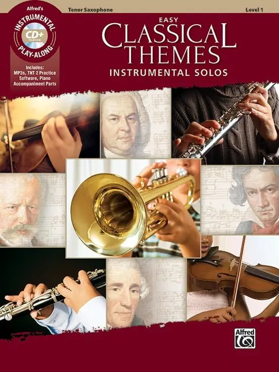 Cover: 9781470639877 | Easy Classical Themes Instrumental Solos | Tenor Sax (incl. CD) | Buch