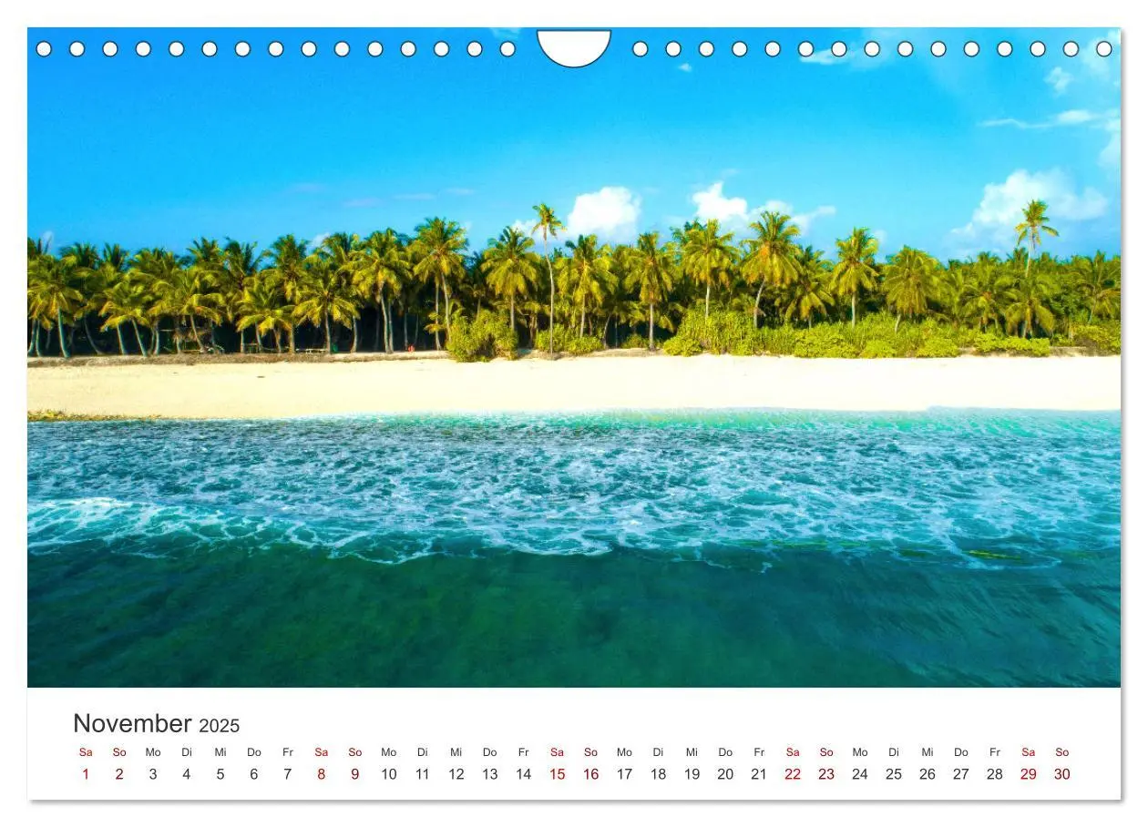 Bild: 9783383939877 | Malediven - Weiße Strände und Türkises Meer. (Wandkalender 2025 DIN...