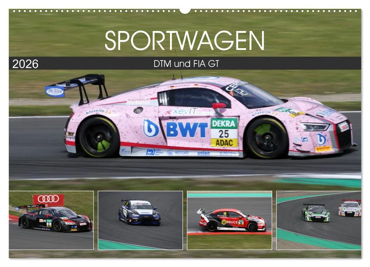 Cover: 9783516139877 | SPORTWAGEN DTM und FIA GT (Wandkalender 2026 DIN A2 quer), CALVENDO...