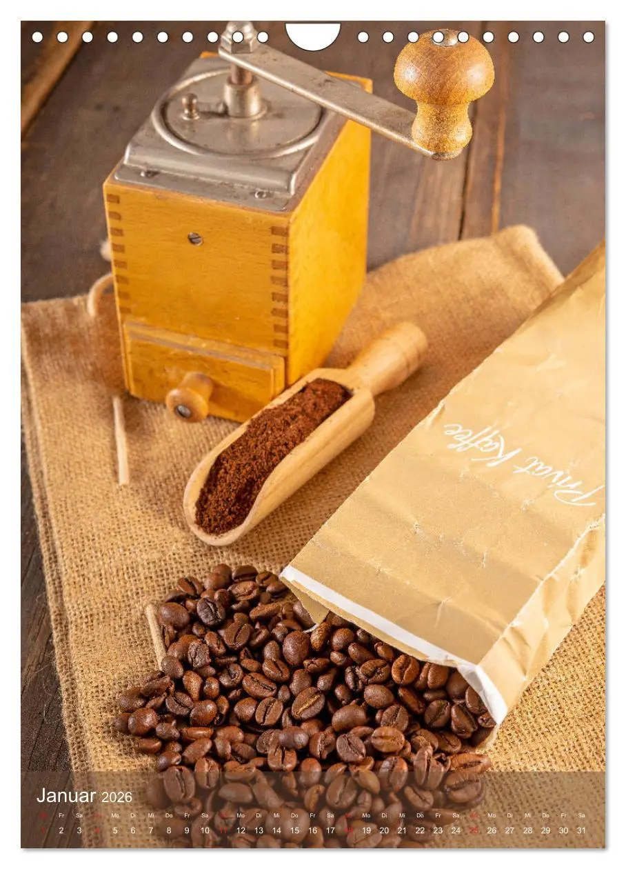 Bild: 9783516379877 | Kaffee für ein Genusserlebnis (Wandkalender 2026 DIN A4 hoch),...