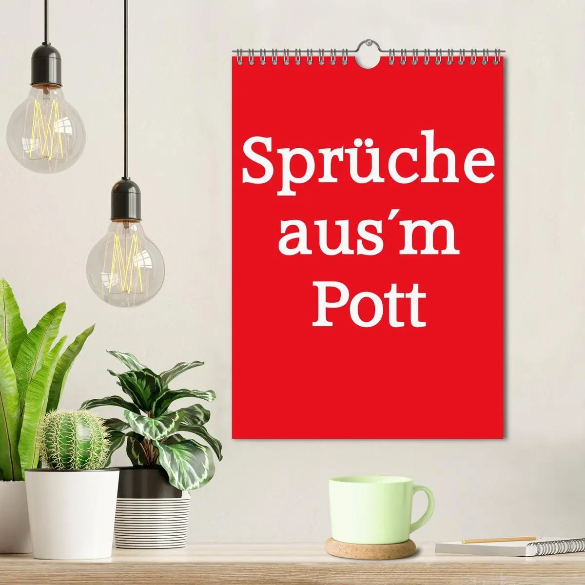 Bild: 9783516449877 | Sprüche aus´m Pott (Wandkalender 2026 DIN A4 hoch), CALVENDO...