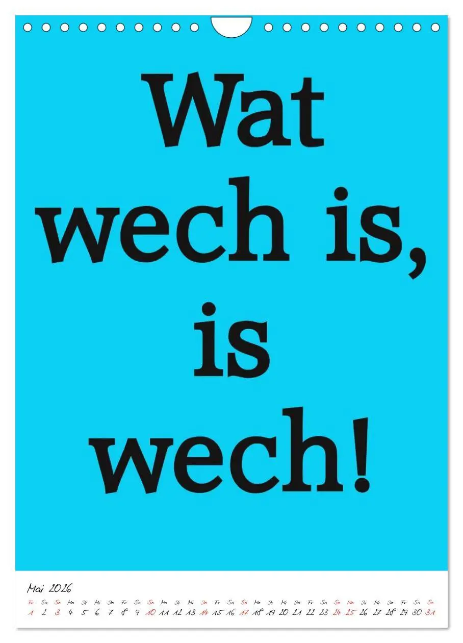 Bild: 9783516449877 | Sprüche aus´m Pott (Wandkalender 2026 DIN A4 hoch), CALVENDO...
