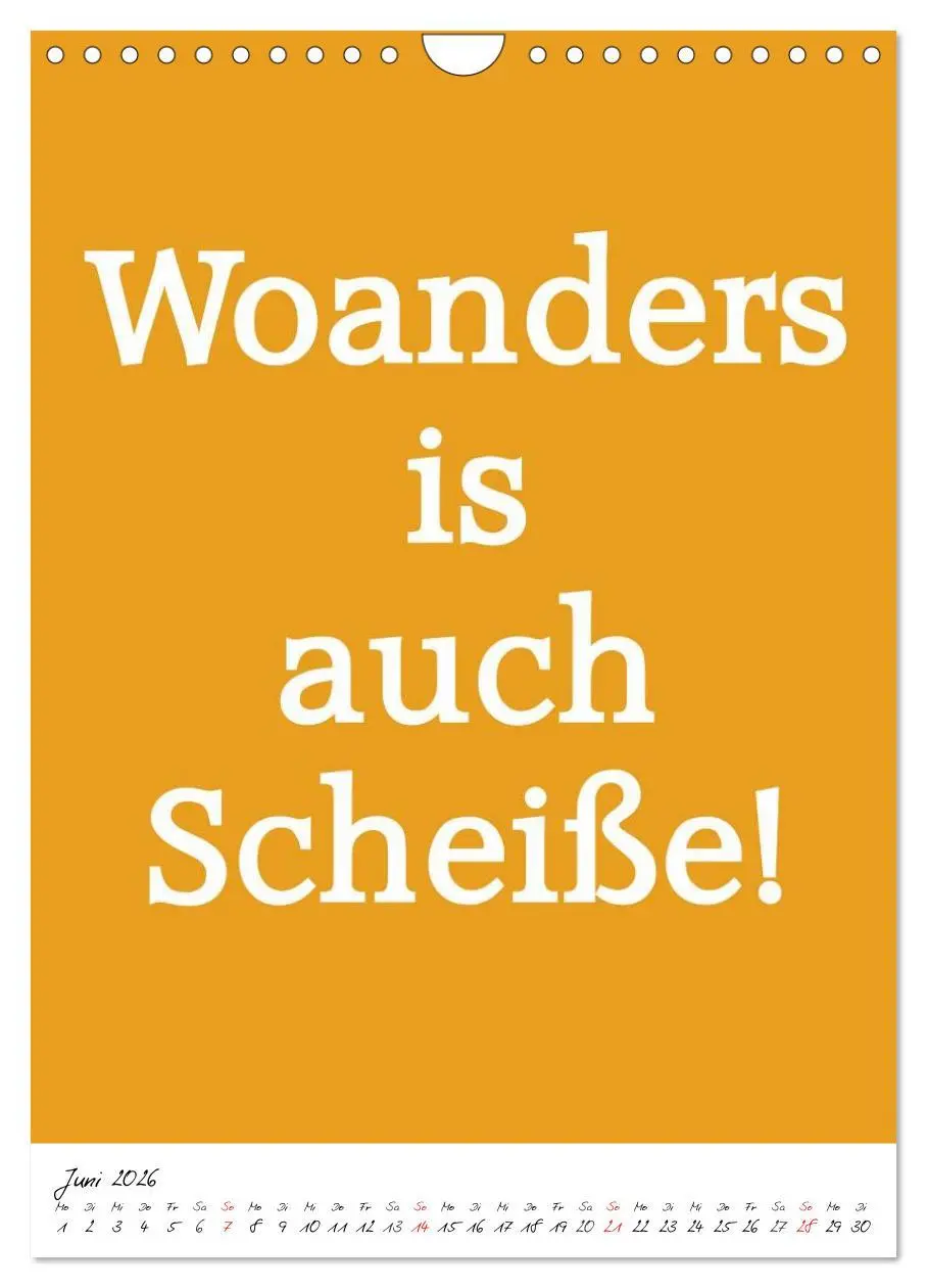 Bild: 9783516449877 | Sprüche aus´m Pott (Wandkalender 2026 DIN A4 hoch), CALVENDO...