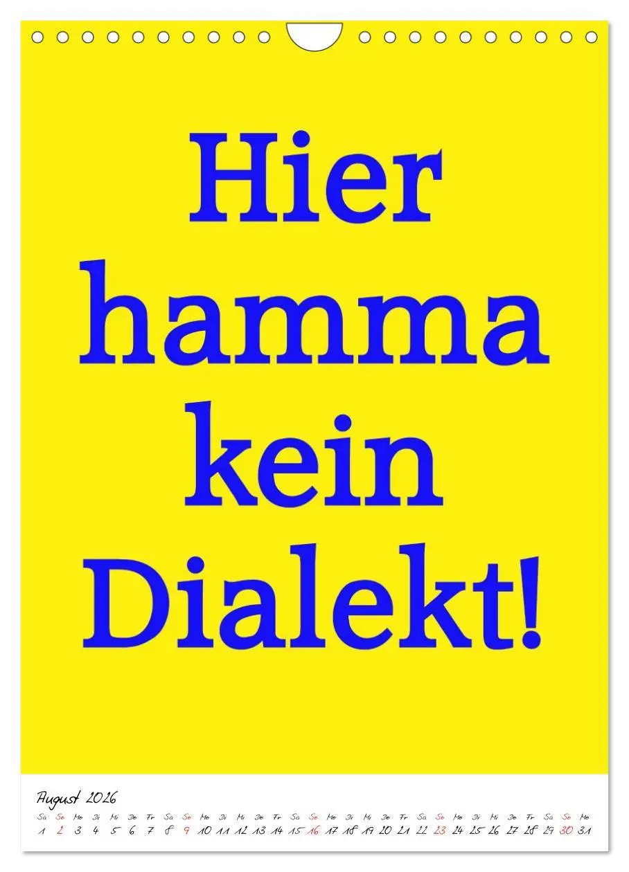 Bild: 9783516449877 | Sprüche aus´m Pott (Wandkalender 2026 DIN A4 hoch), CALVENDO...