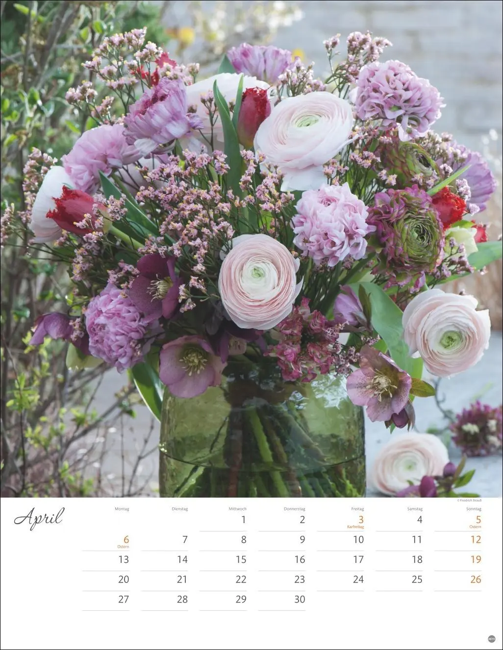 Bild: 9783756409877 | Bunter Blütenzauber Posterkalender 2026 | Heye | Kalender | 14 S.