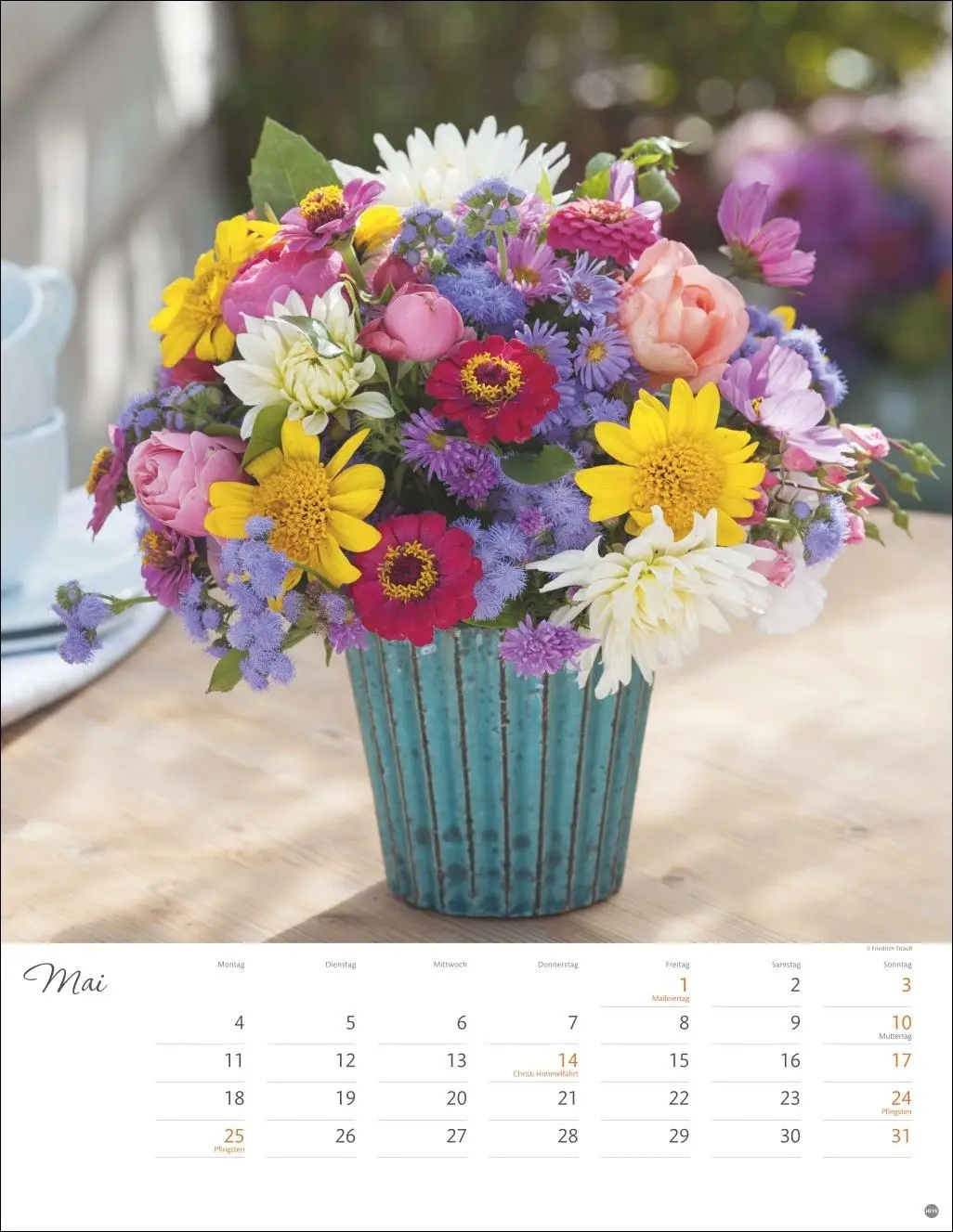 Bild: 9783756409877 | Bunter Blütenzauber Posterkalender 2026 | Heye | Kalender | 14 S.