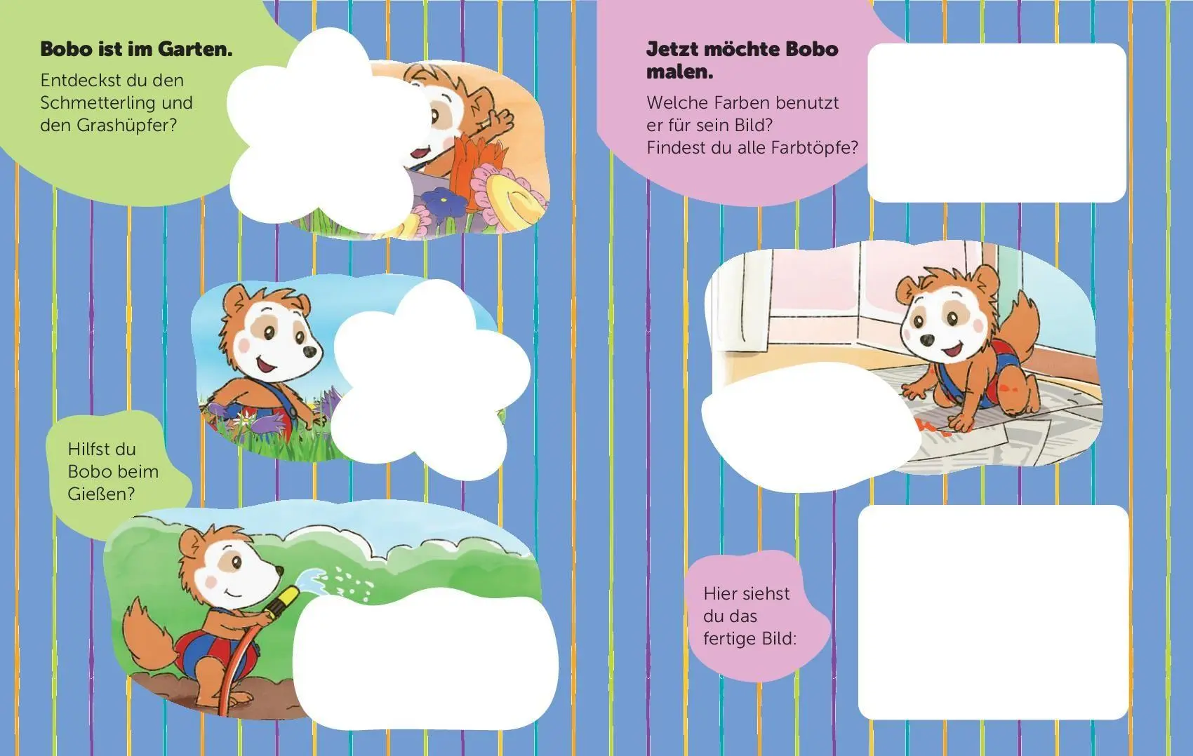Bild: 9783849949877 | Bobo Siebenschläfer Mein Wassermalbuch | Schwager &amp; Steinlein Verlag
