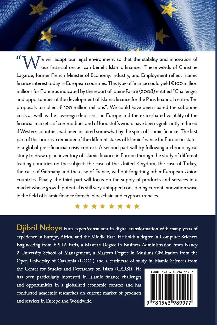 Rückseite: 9781543989977 | Islamic Finance in Europe | Products and Services | Djibril Ndoye