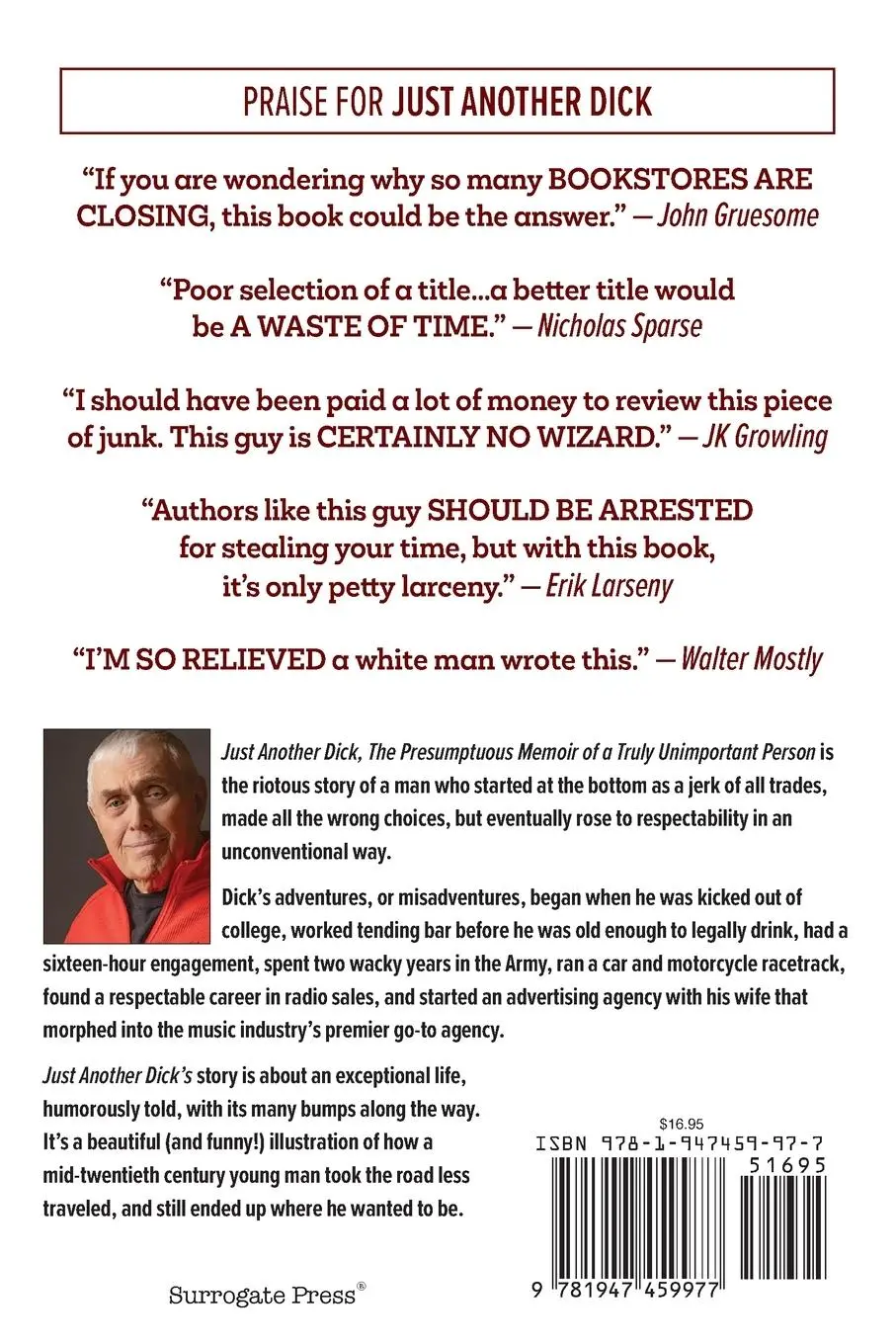 Rückseite: 9781947459977 | Just Another Dick | Dick Gary | Taschenbuch | Englisch | 2024