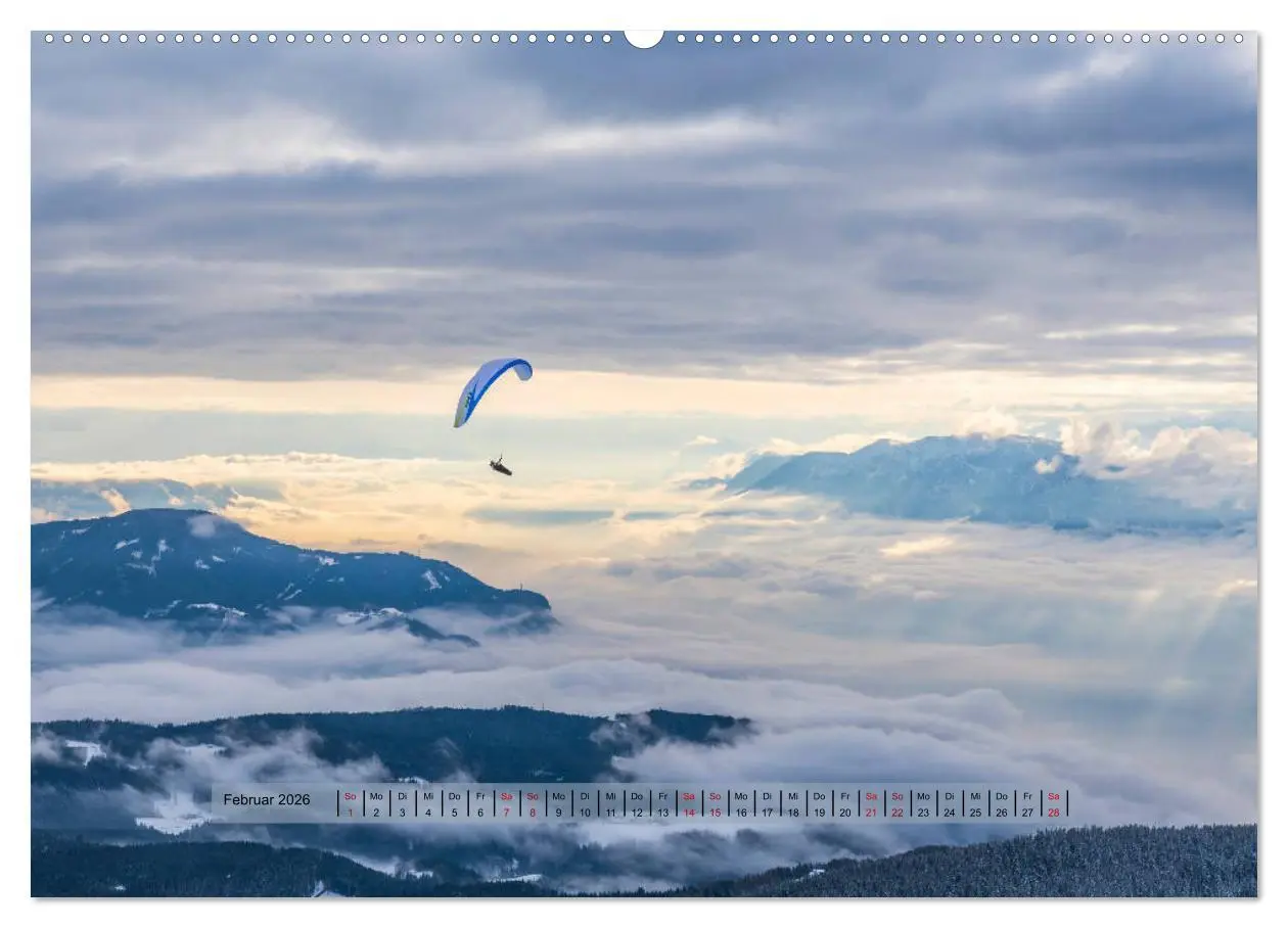 Bild: 9783457729977 | Paragliding - lautloses Schweben (hochwertiger Premium Wandkalender...