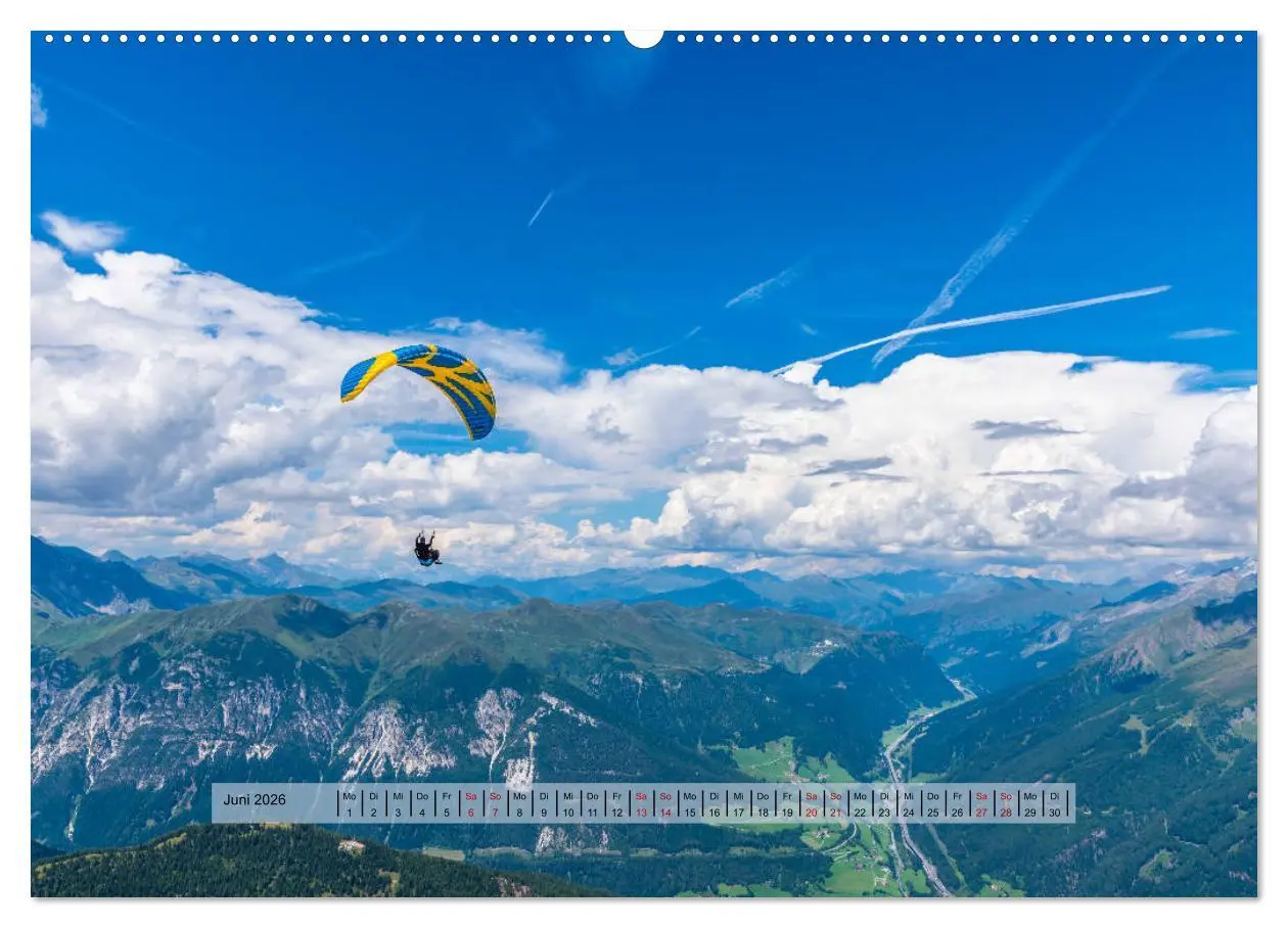 Bild: 9783457729977 | Paragliding - lautloses Schweben (hochwertiger Premium Wandkalender...