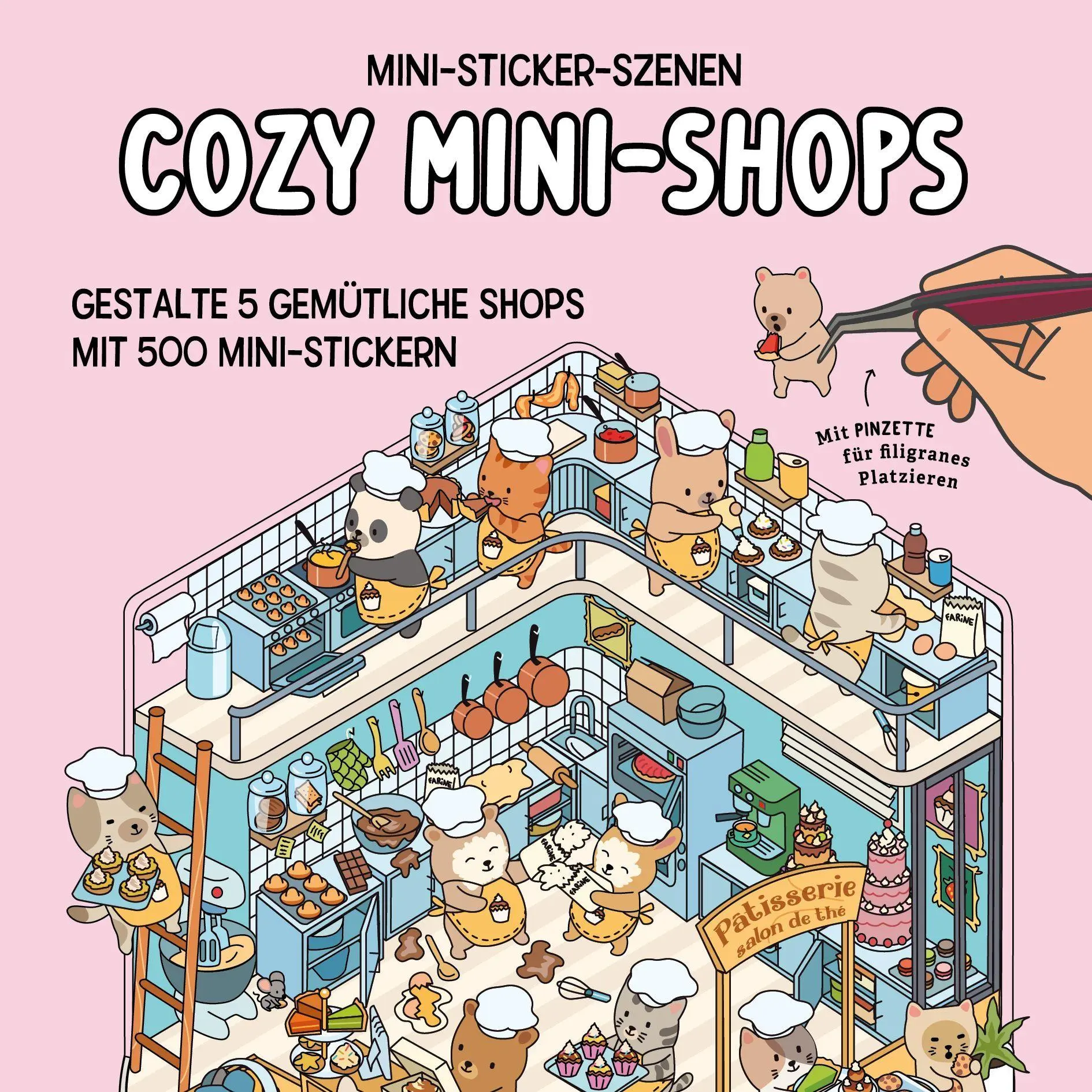 Cover: 9783625199977 | Mini-Sticker-Szenen - Cozy Mini-Shops | Alain Boyer | Taschenbuch