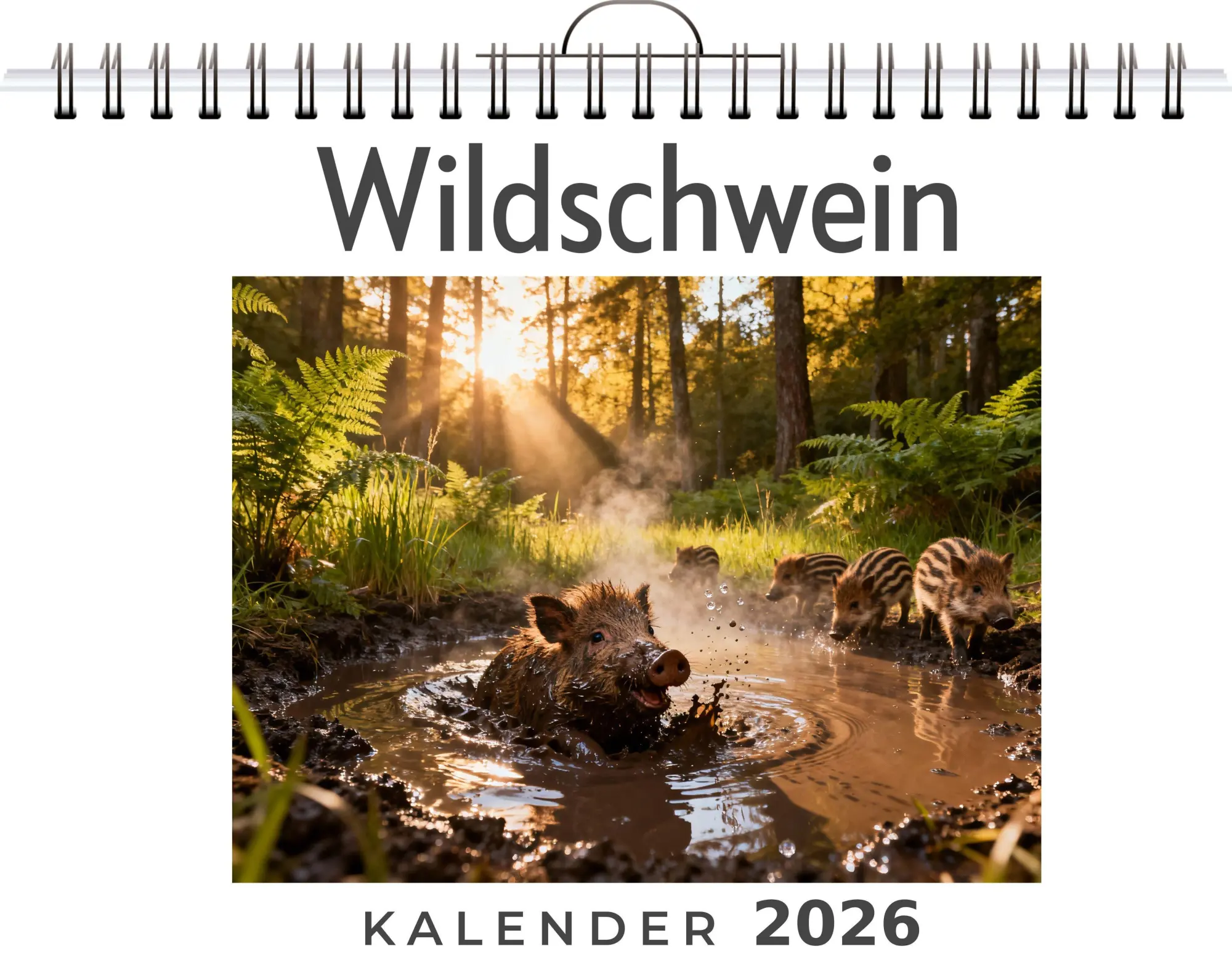 Cover: 9783695329977 | Wildschwein | Elias Werner | Kalender | Deutsch | 2026 | FlipFlop