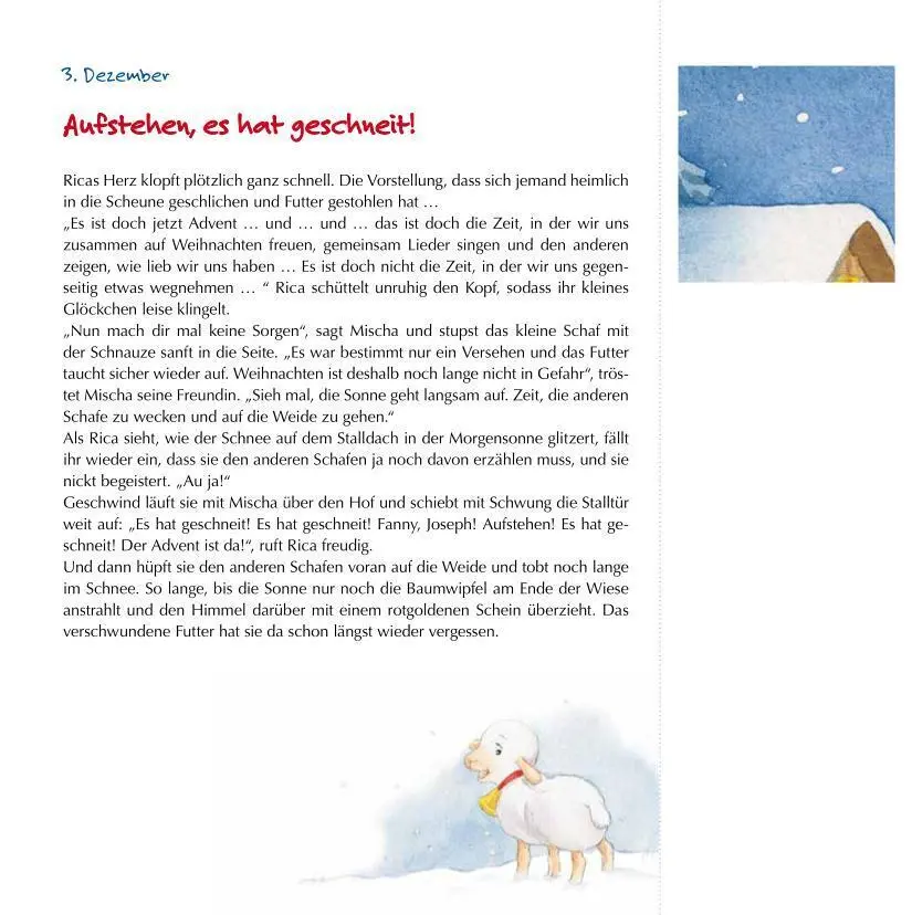 Bild: 9783780609977 | Neue Weihnachtsfreunde für Rica | Laura Lamping | Kalender | 24 S.