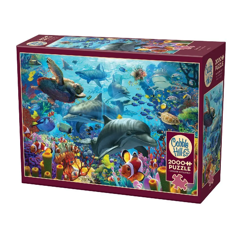Cover: 625012490078 | Cobble Hill Korallenmeer 2000 Teile | Spiel | In Spielebox | 3849007