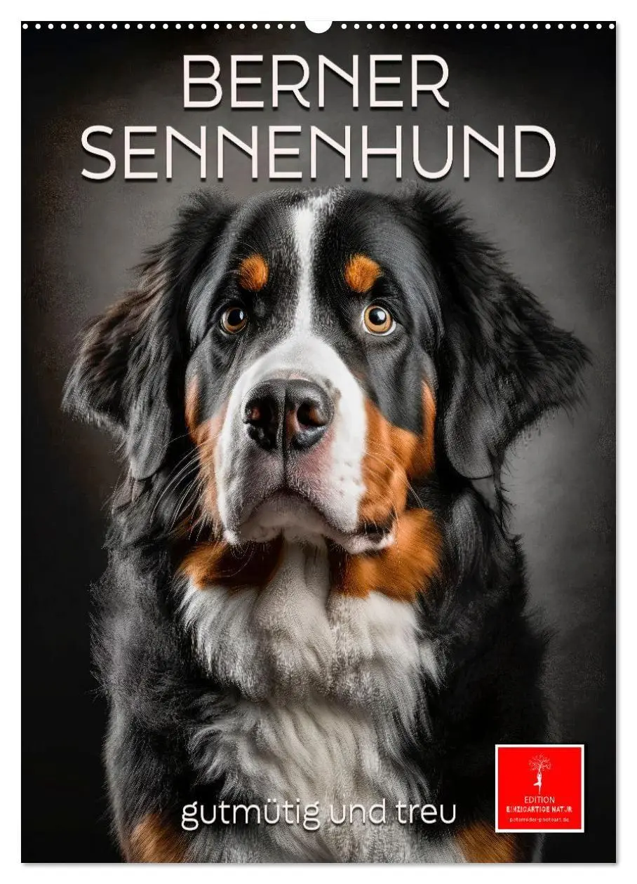 Cover: 9783569330078 | Berner Sennenhund - gutmütig und treu (Wandkalender 2027 DIN A2...