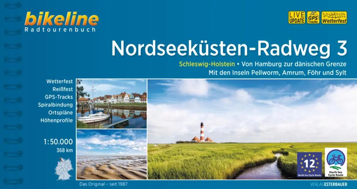 Cover: 9783711100078 | Nordseeküsten-Radweg. 1:75000 / Nordseeküsten-Radweg 3 | Verlag | Buch