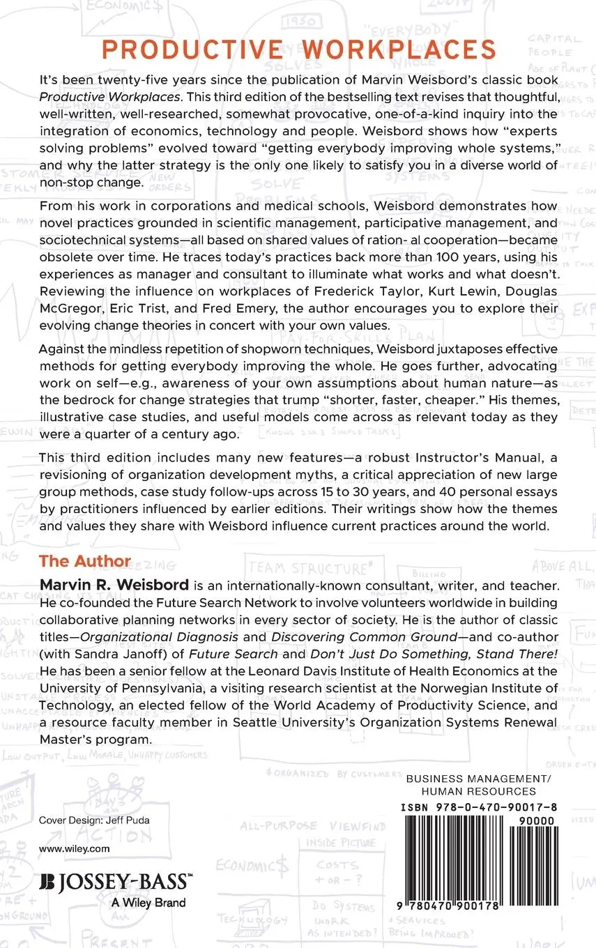 Rückseite: 9780470900178 | Productive Workplaces | Marvin R Weisbord | Buch | Englisch | 2012