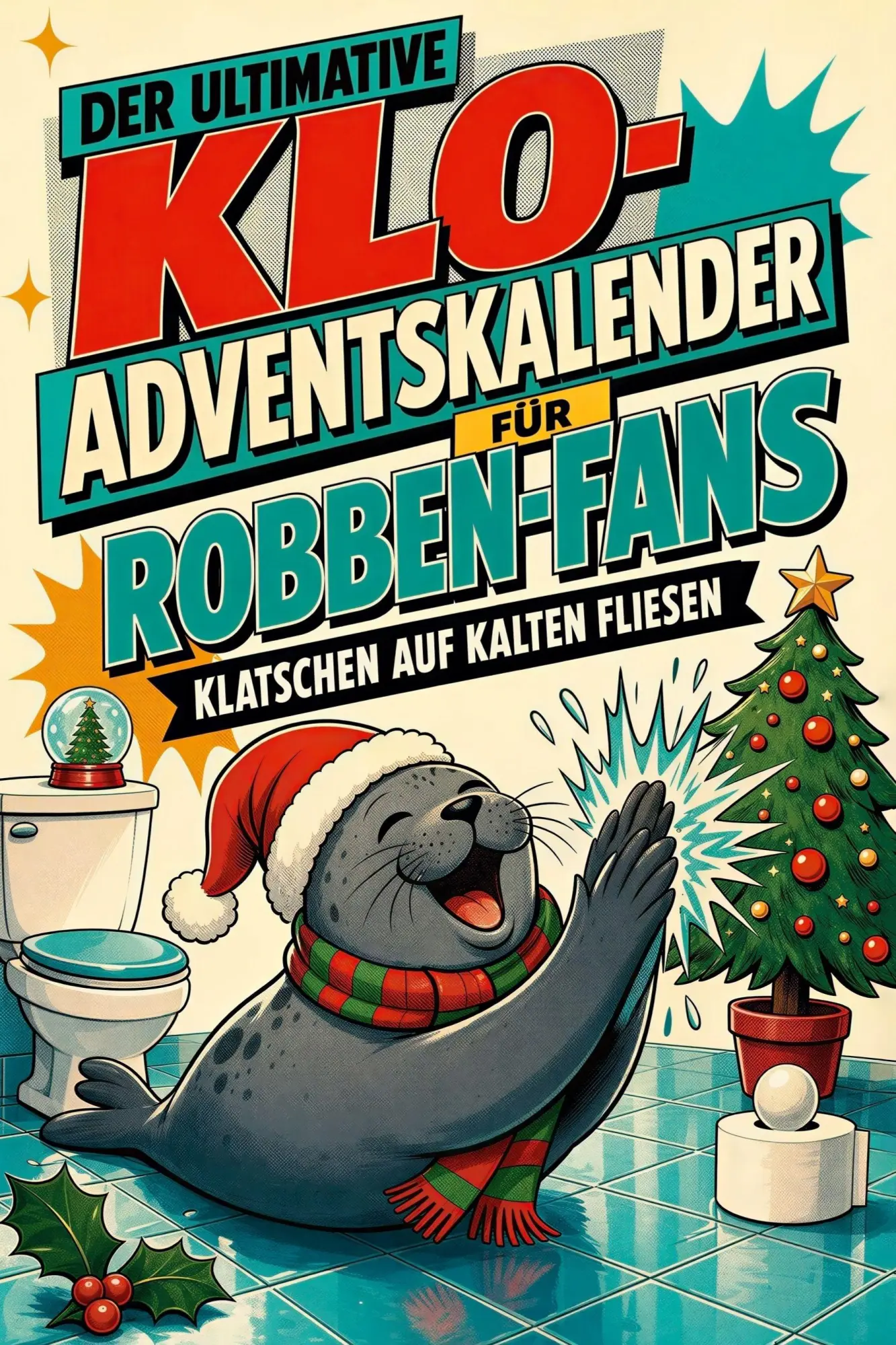 Cover: 9783696110178 | Der ultimative Klo-Adventskalender für Robben-Fans | Emilia Scholz