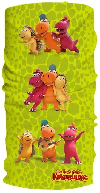 Der kleine Drache Kokosnuss - Freunde Schlauchtuch