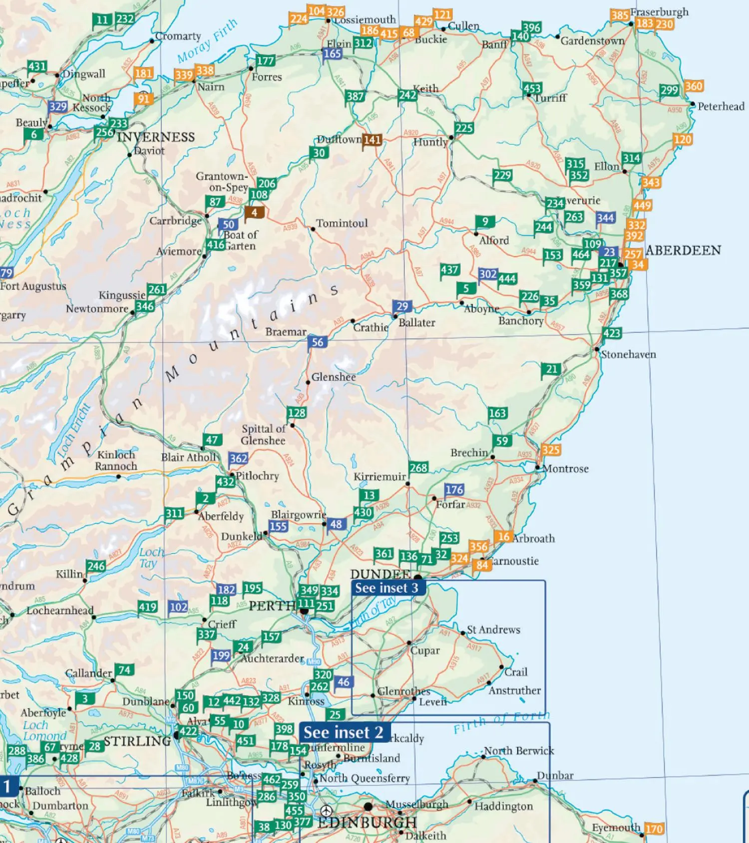 Bild: 9780008720278 | Collins Golf Map of Scotland | Collins Maps | (Land-)Karte | Englisch