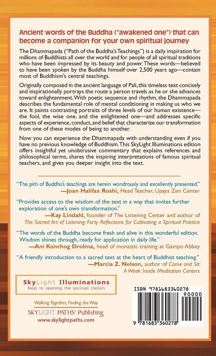 Rückseite: 9781683360278 | Dhammapada | Annotated &amp; Explained | Jack Maguire | Buch | Gebunden