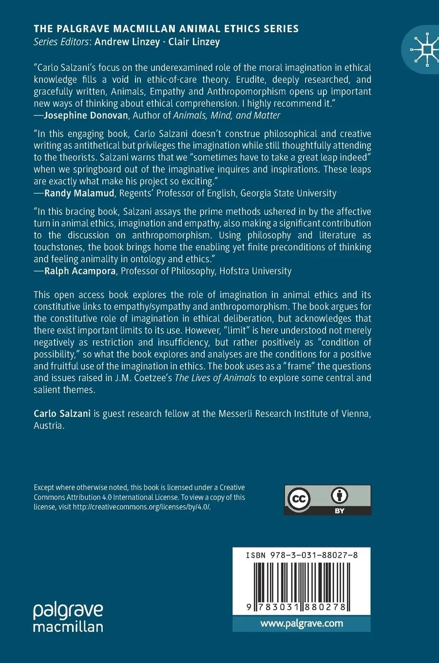 Rückseite: 9783031880278 | Animals, Empathy, and Anthropomorphism | The Limits of Imagination