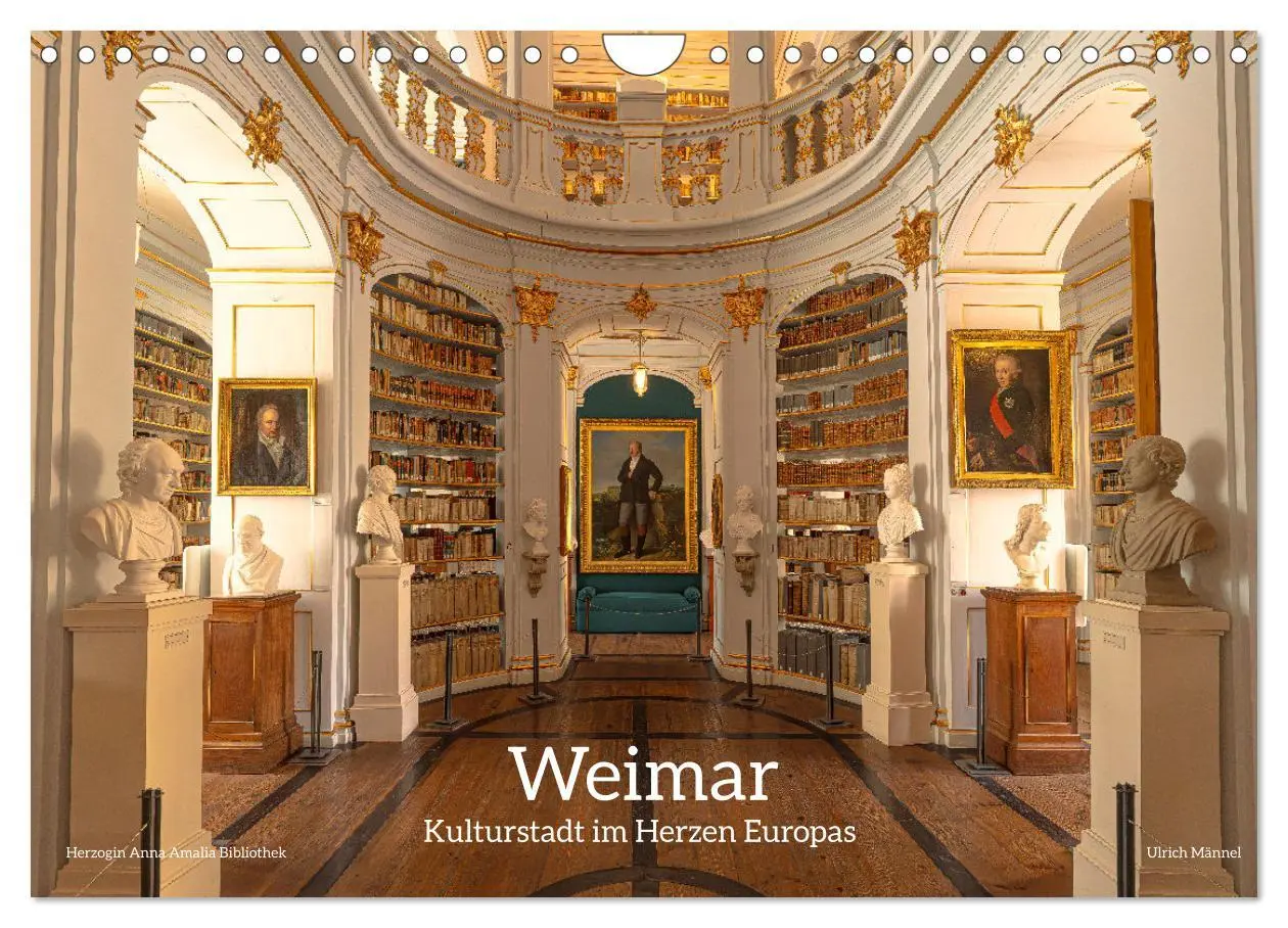 Cover: 9783457370278 | Weimar - Kulturstadt im Herzen Europas (Wandkalender 2026 DIN A4...