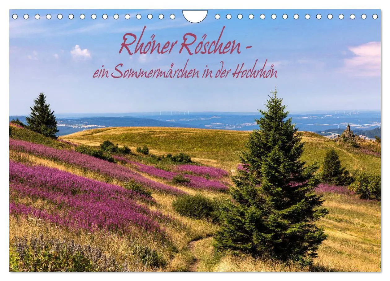 Cover: 9783457820278 | Rhöner Röschen - ein Sommermärchen in der Hochrhön (Wandkalender...