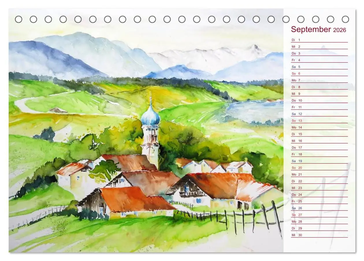 Bild: 9783457990278 | Murnau und das Blaue Land - Aquarelle und Fotografien...