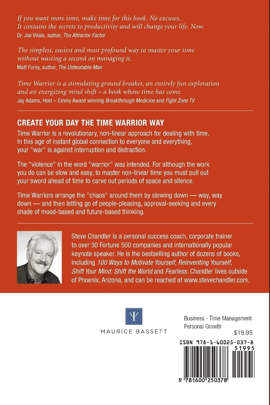 Rückseite: 9781600250378 | Time Warrior | Steve Chandler | Taschenbuch | Englisch | 2011