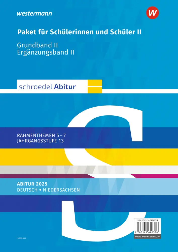 Cover: 9783141690378 | Schroedel Abitur - Ausgabe für Niedersachsen 2025 | Jan Bakker (u. a.)
