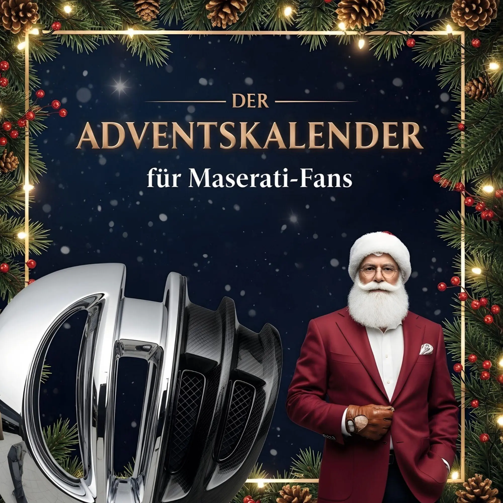 Cover: 9783695340378 | Der Adventskalender für Maserati-Fans | Emma Wolf | Taschenbuch | 2025