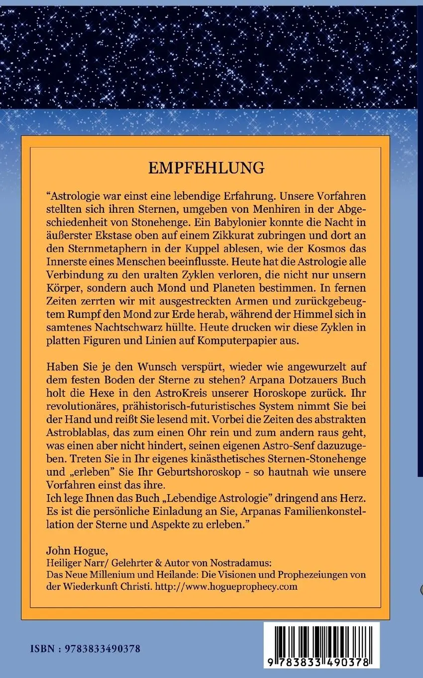 Rückseite: 9783833490378 | Der AstroKreis | Arpana Dotzauer | Taschenbuch | 388 S. | Deutsch