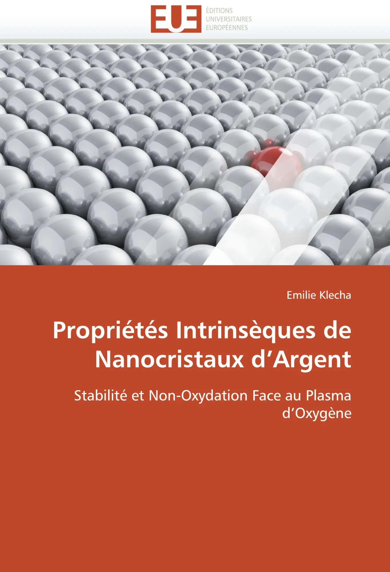 Propriétés Intrinsèques de Nanocristaux d'Argent