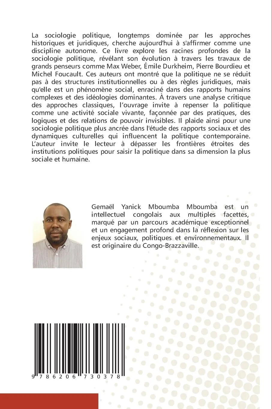 Rückseite: 9786206730378 | SOCIOLOGIE POLITIQUE | Gemael Yanick Mboumba Mboumba | Taschenbuch