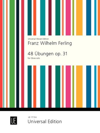 Cover: 9790008010378 | 48 Studies for Oboe - Ferling | op. 31. für Oboe. | Ferling | Buch