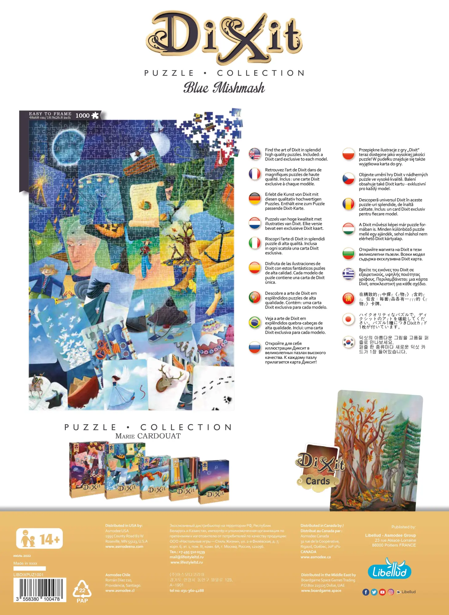 Bild: 3558380100478 | Dixit Puzzle-Collection Blue MishMash | Libellud | Spiel | LIBD1006