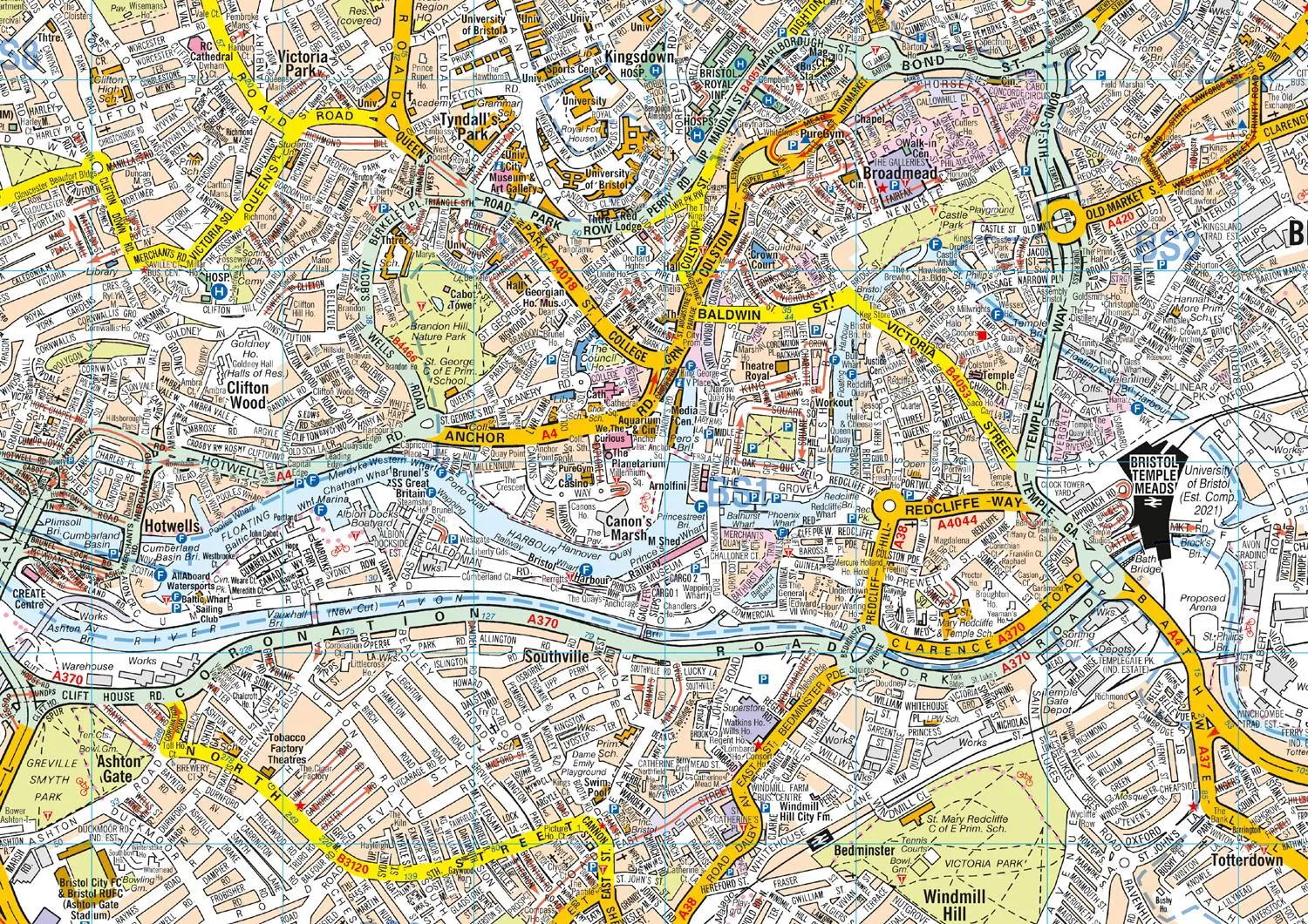 Bild: 9780008560478 | Bristol A-Z Pocket Street Map | A-Z Maps | (Land-)Karte | Englisch