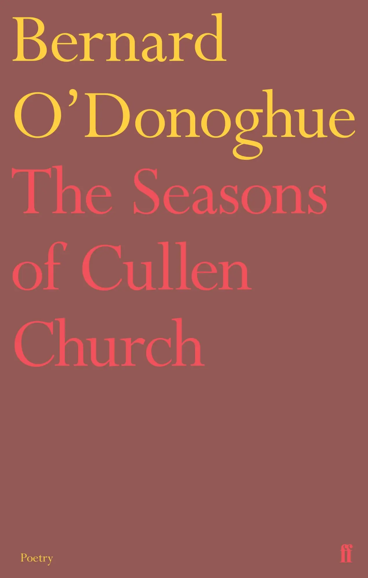 Cover: 9780571330478 | The Seasons of Cullen Church | Bernard O'Donoghue | Taschenbuch | 2019