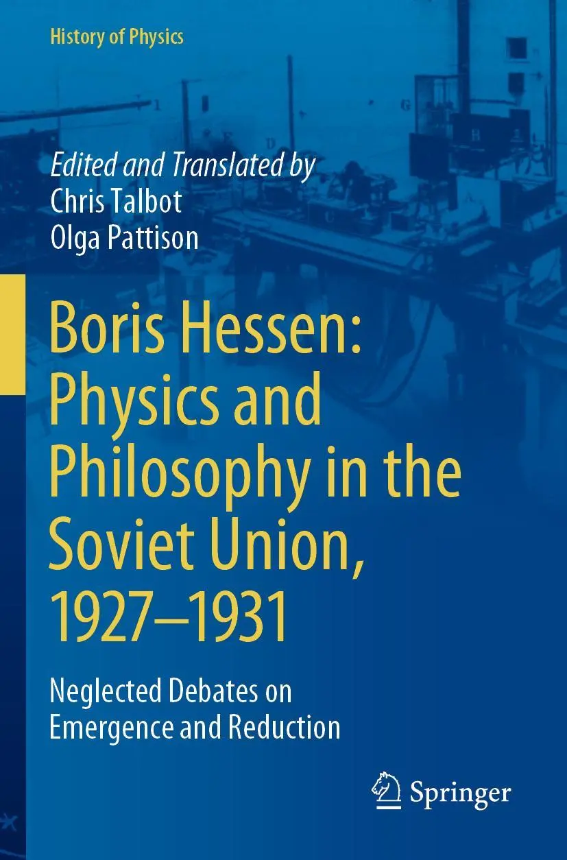 Cover: 9783030700478 | Boris Hessen: Physics and Philosophy in the Soviet Union, 1927-1931