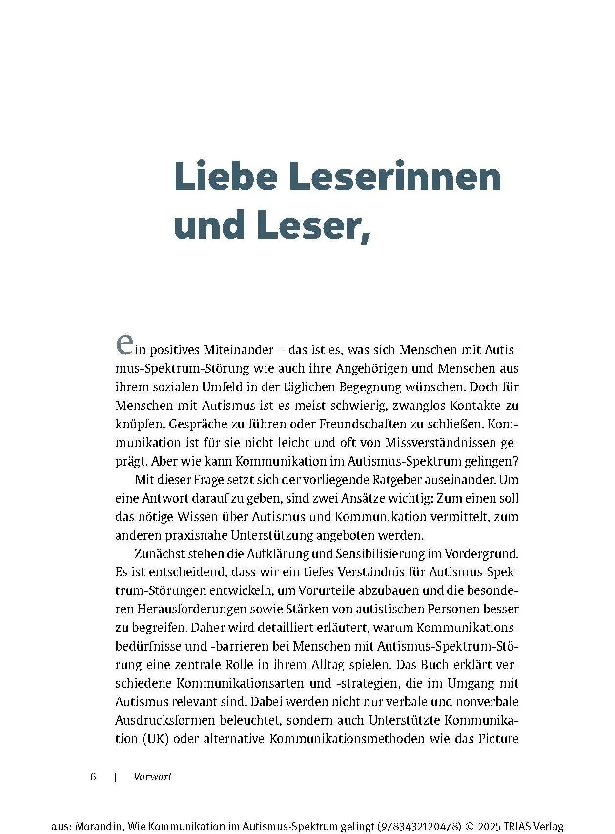 Bild: 9783432120478 | Wie Kommunikation im Autismus-Spektrum gelingt | Anika Morandin | Buch