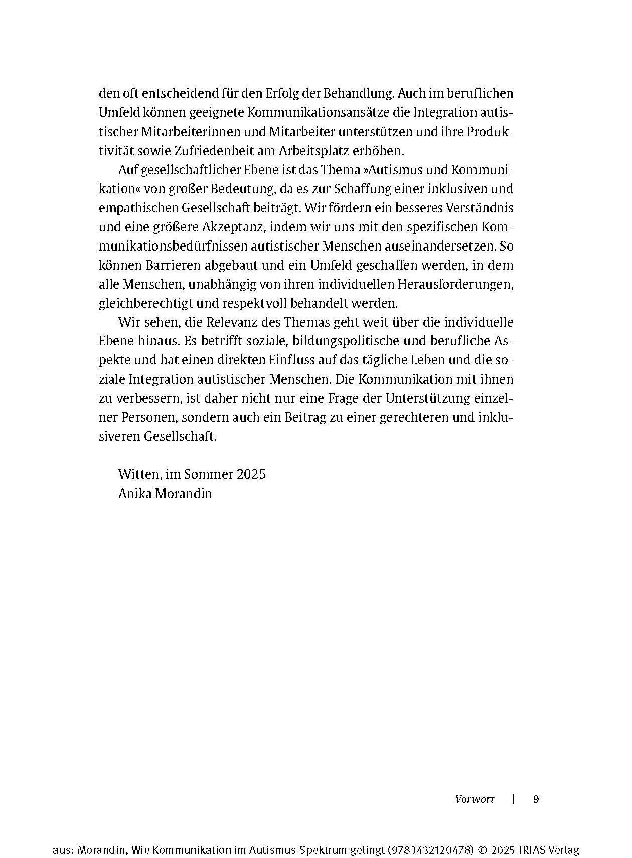 Bild: 9783432120478 | Wie Kommunikation im Autismus-Spektrum gelingt | Anika Morandin | Buch