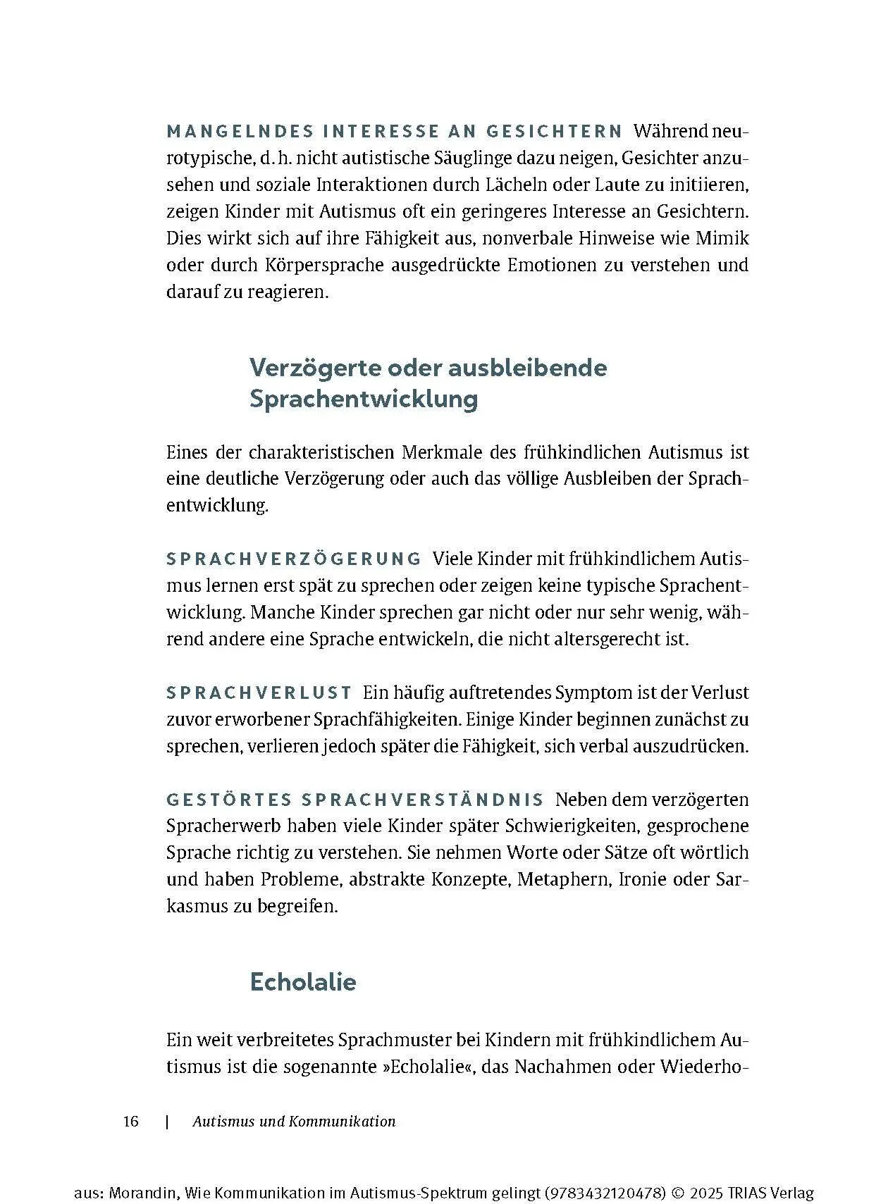 Bild: 9783432120478 | Wie Kommunikation im Autismus-Spektrum gelingt | Anika Morandin | Buch