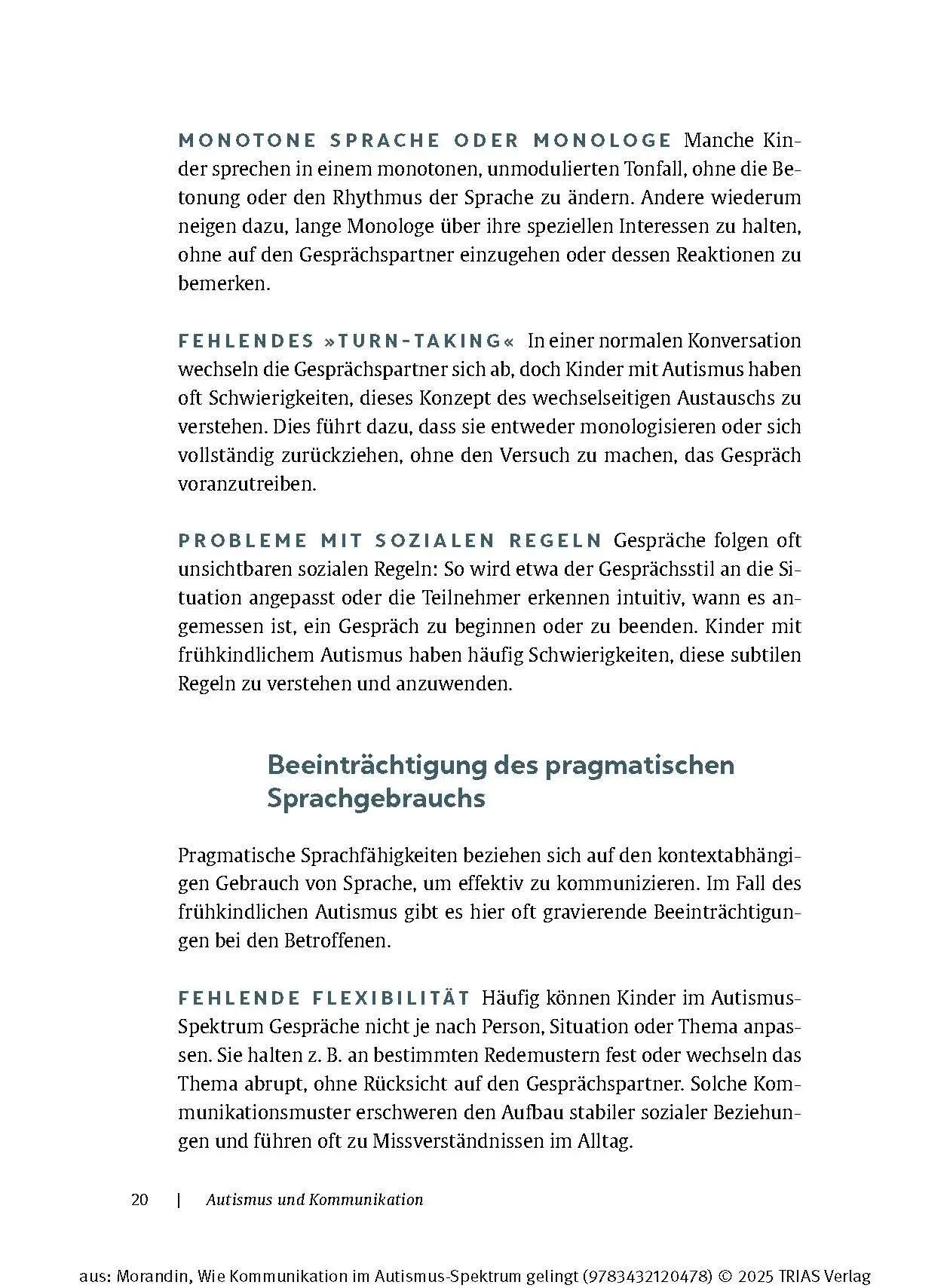 Bild: 9783432120478 | Wie Kommunikation im Autismus-Spektrum gelingt | Anika Morandin | Buch