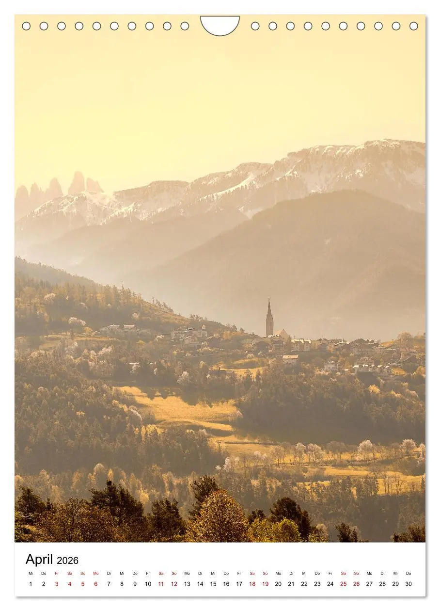 Bild: 9783516370478 | Süd-Tirol in stimmungsvollen Bildern (Wandkalender 2026 DIN A4...