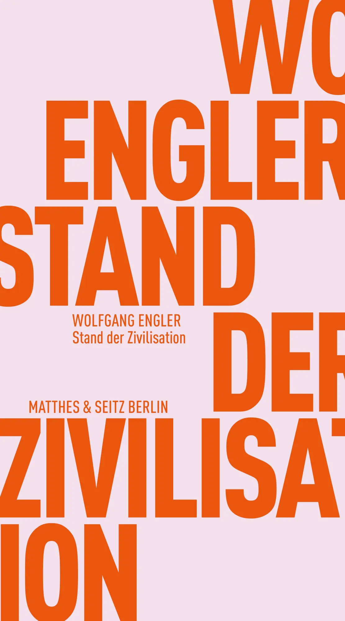 Cover: 9783751830478 | Stand der Zivilisation | Wolfgang Engler | Taschenbuch | 156 S. | 2025